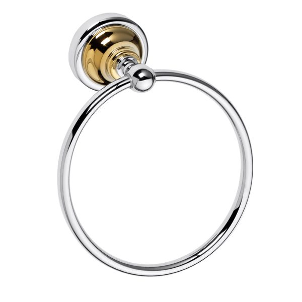 Handduksring Duschbyggarna CLASSIC KROM/GULD