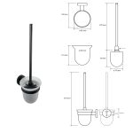 Toalettborste set, Black, Duschbyggarna - Bild 2